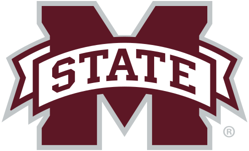 Maroon MSTATE logo with gray outline